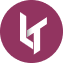 A small circle with the letters LT inside of it in a stylized font.